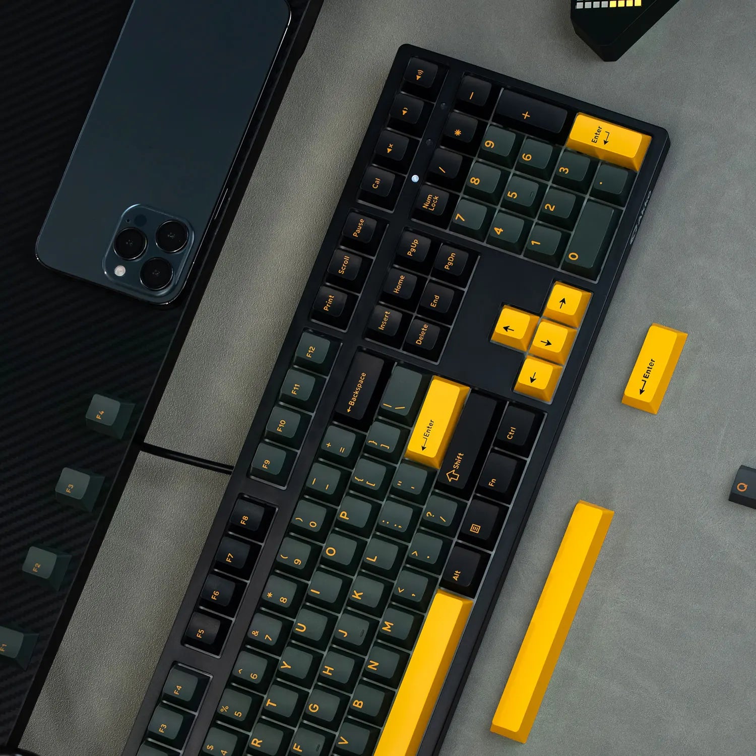 Akko 3108RF Mechanical Keyboard 100% Full Size RGB Cherry/MOA Profile Keycaps 2.4GHz & Wired Dual-mode Keyboard for Office Game